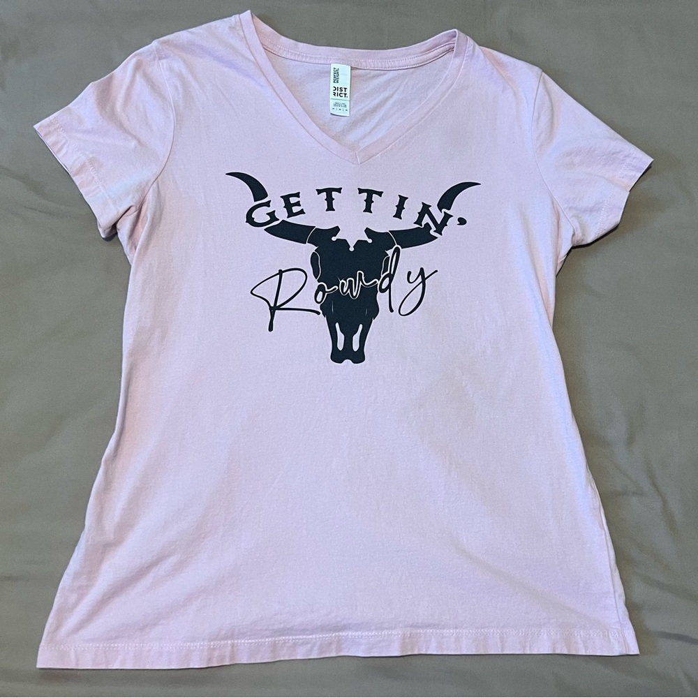 V-Neck Graphic Tee